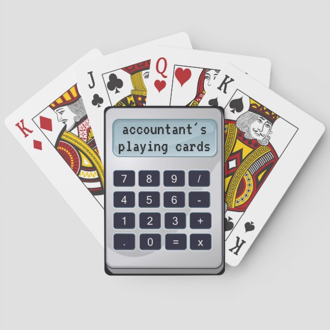 Accountant's Playing Cards (Back)