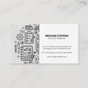 Accounting   Book Keeper Appointment Card