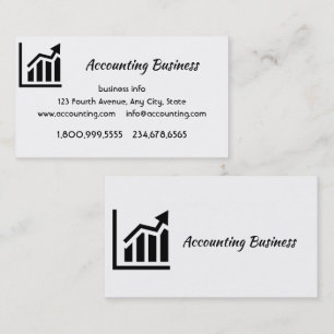 Accounting Bookkeeping  Custom Business  Card