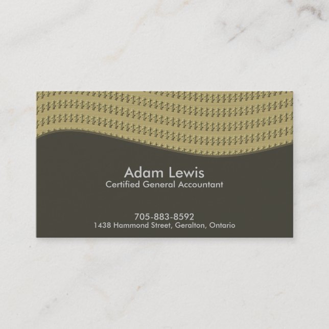 Accounting Business Card - $$$ (Front)