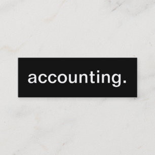 Accounting Business Card