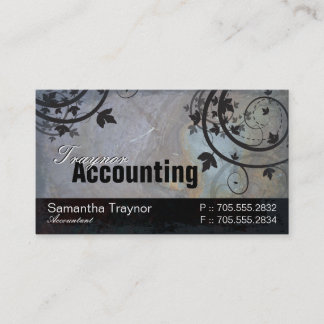 Accounting Business Card - Rough Rock & Vines