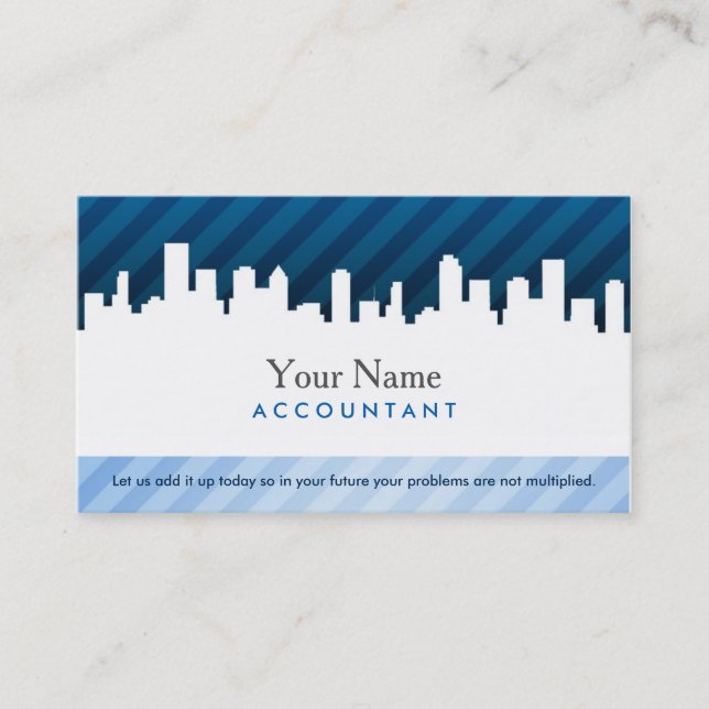 Accounting Business Cards (Front)