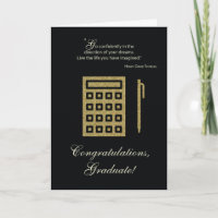 Accounting Business Graduation Congratulations