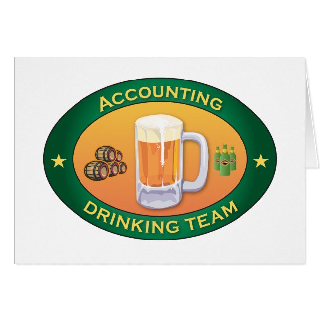 Accounting Drinking Team (Front Horizontal)