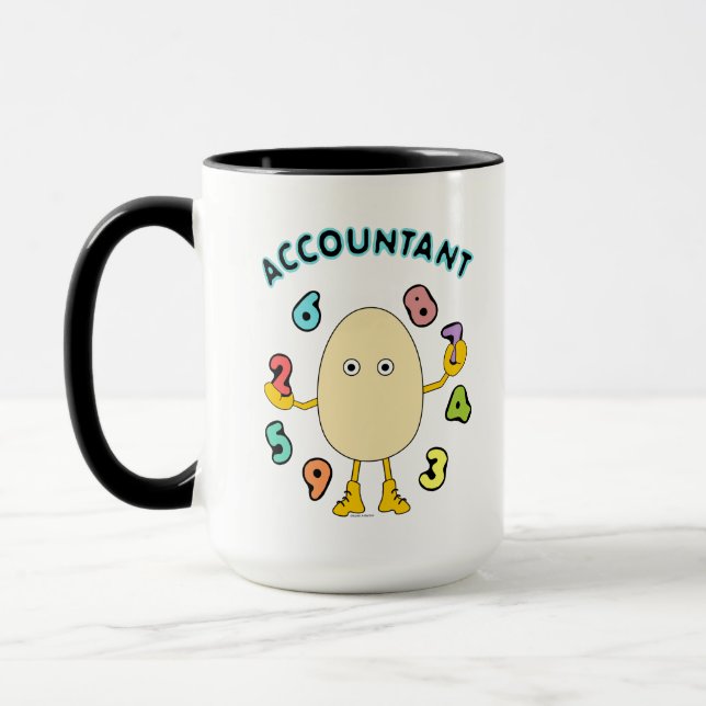 Accounting Egghead Mug (Left)