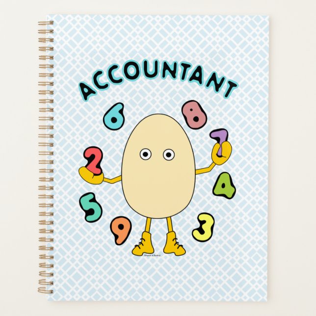 Accounting Egghead Planner (Front)