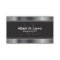 Accounting Financial Business Card Silver Monogram