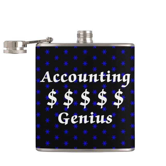 Accounting Genius Hip Flask (Opened)