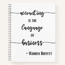 Accounting Language of Business Notebook