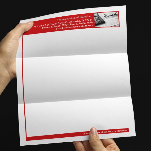 Accounting Letterhead Design (Creator Uploaded)