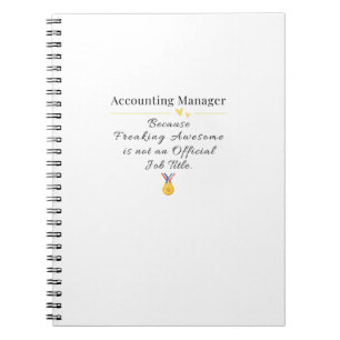 Accounting Manager Notebook