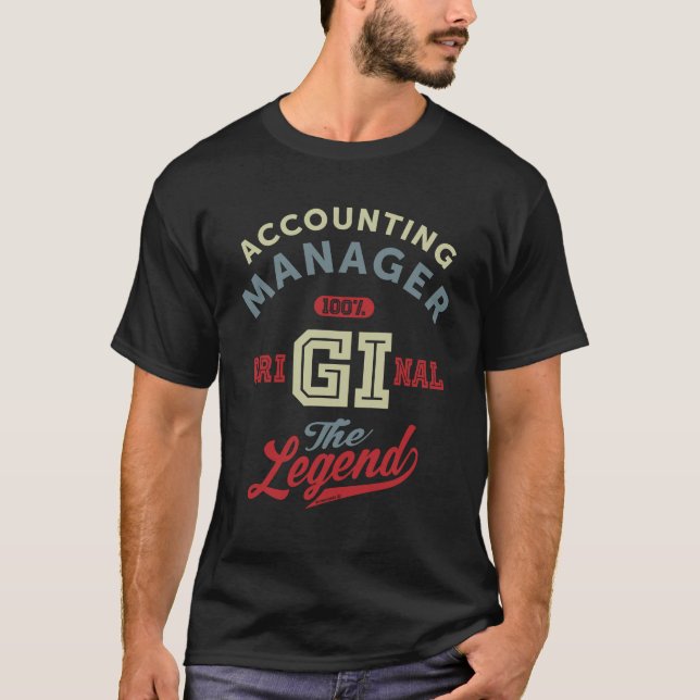 Accounting Manager T-Shirt (Front)