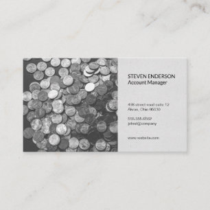 Accounting Money Management Business Card