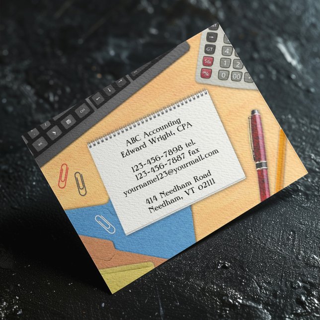 Accounting Office Work Desk Flyer (Creator Uploaded)