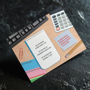 Accounting Postcard