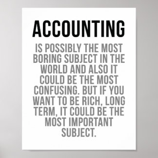 Accounting Poster
