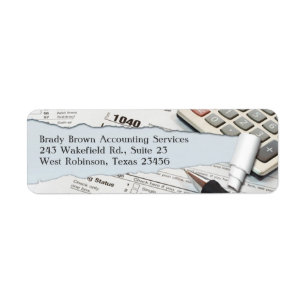 Accounting Return Address Label
