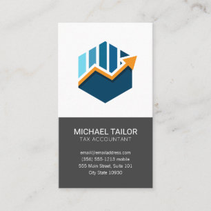Accounting Tax Firm Finance Logo Finance Business Card