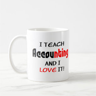 accounting teach & love coffee mug