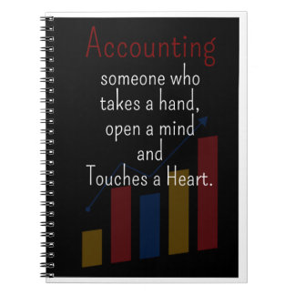 Accounting: Touching Hearts, Spiral Notebook