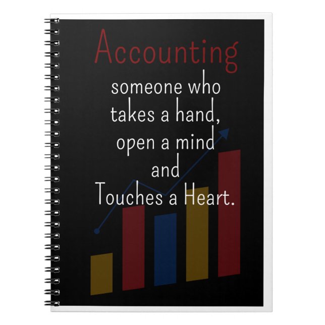 Accounting: Touching Hearts, Spiral Notebook (Front)