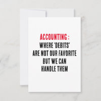 Accounting Where 'debits' are not our favourite, b