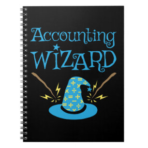 Accounting Wizard Accountant CPA Notebook