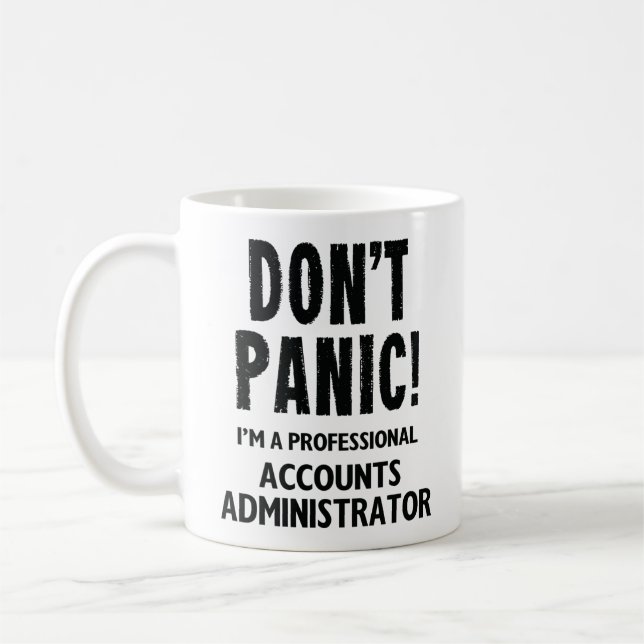 Accounts Administrator Coffee Mug (Left)