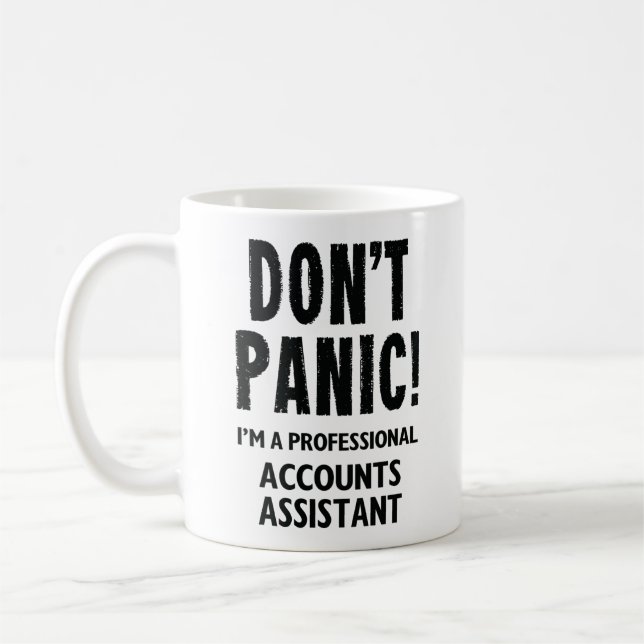 Accounts Assistant Coffee Mug (Left)