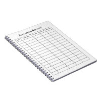 Accounts Record Notebook Ledger