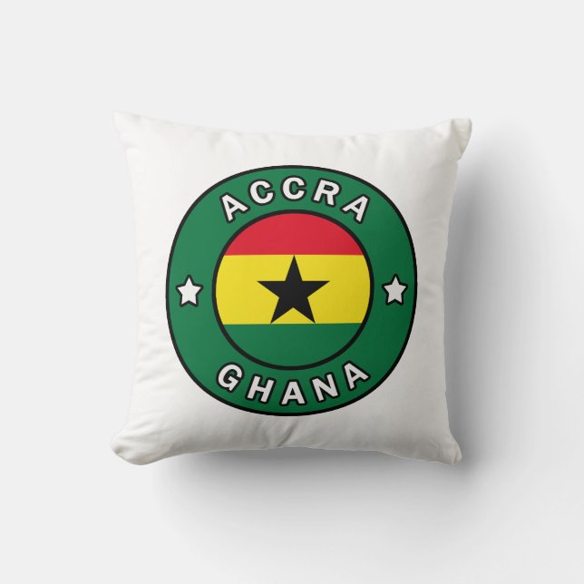Accra Ghana Cushion (Front)