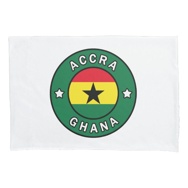 Accra Ghana Pillowcase (Front)