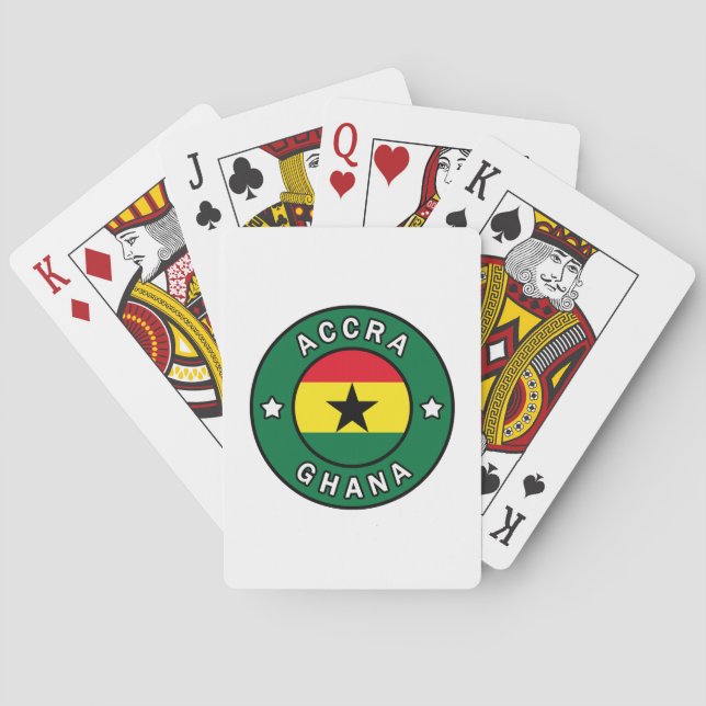 Accra Ghana Playing Cards (Back)