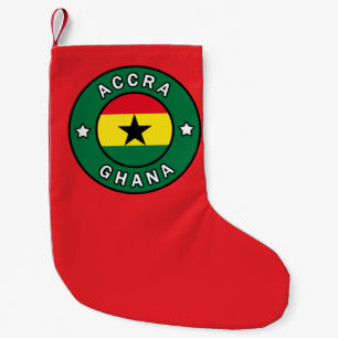 Accra Ghana Small Christmas Stocking