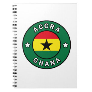 Accra Ghana Spiral Notebook