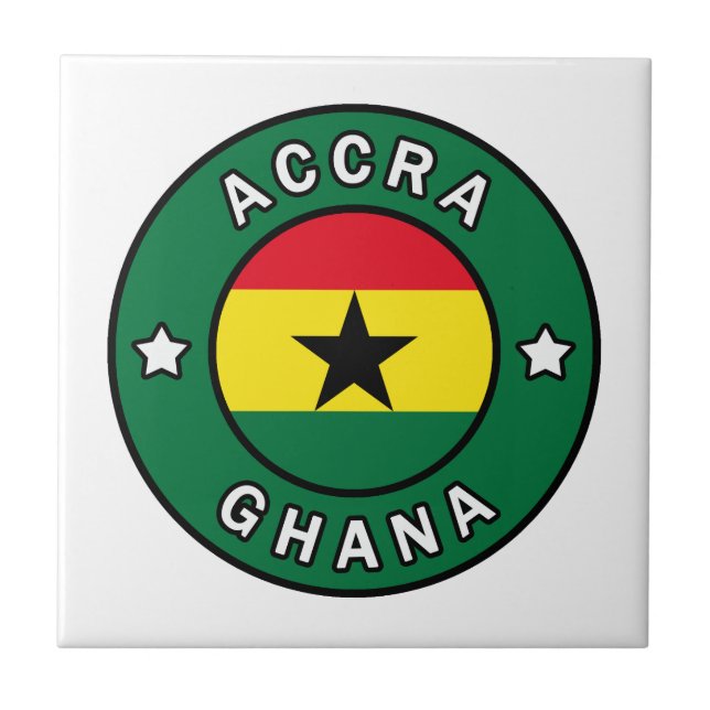 Accra Ghana Tile (Front)