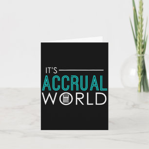 Accrual world funny accounting &amp; accountant cp card