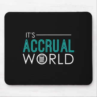 Accrual world funny accounting &amp; accountant cp mouse pad