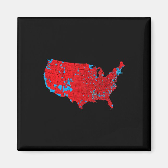 Accurate Map Of 2024 Election Results 1  Magnet (Front)