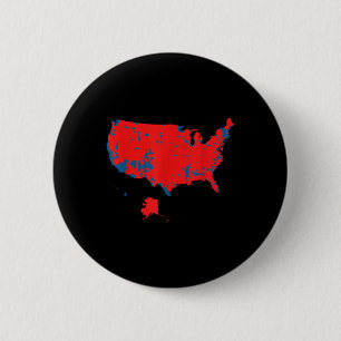 Accurate Map Of 2025 Election Results  6 Cm Round Badge