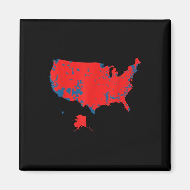 Accurate Map Of 2025 Election Results  Magnet (Front)