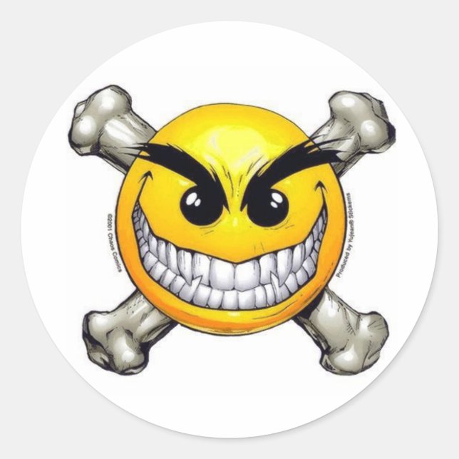 acd890_450 classic round sticker (Front)