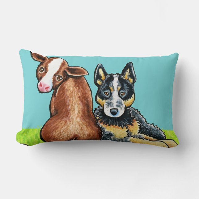 ACD and Brown Cow Lumbar Cushion (Front)