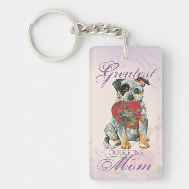 ACD Heart Mum Key Ring (Front)