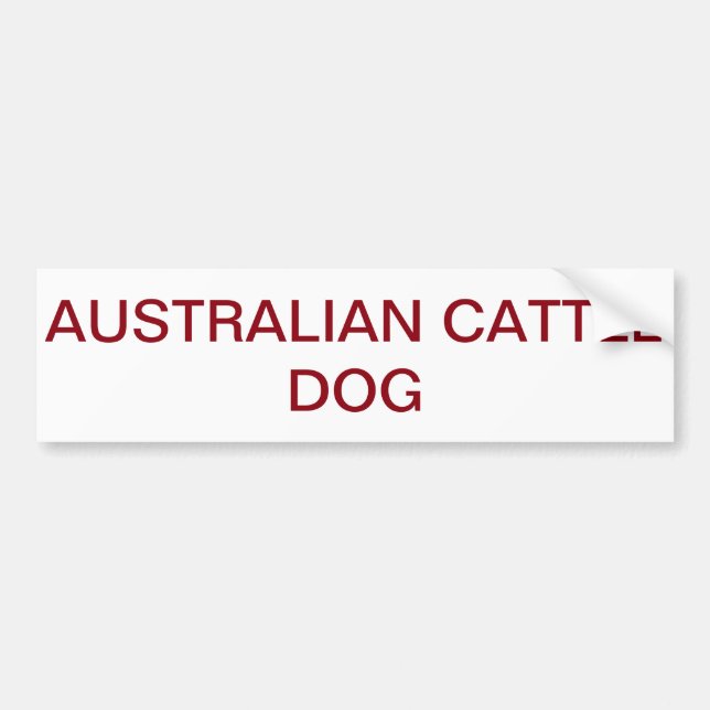 ACD name Bumper Sticker (Front)