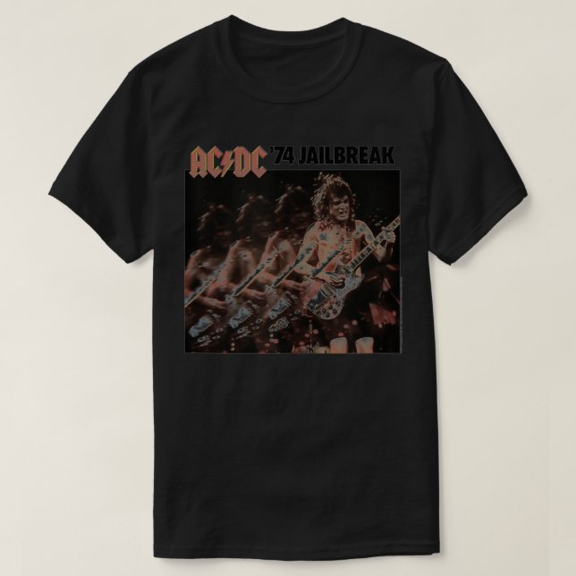 ACDC  '74 Jailbreak EP Artwork  T-Shirt (Design Front)