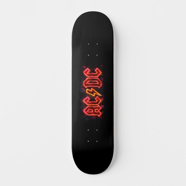 ACDC Logo Art Skateboard (Front)