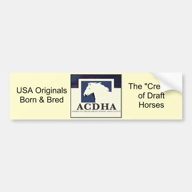 ACDHA logo bumper sticker (Front)