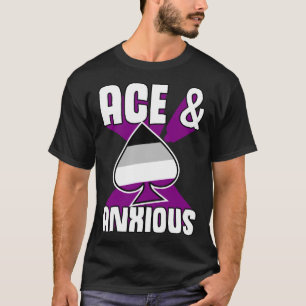 Ace And Anxious Asexual Pride Symbol Introvert T-Shirt